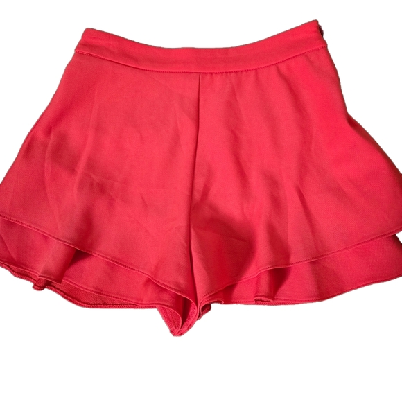 Zara Vibrant Red Orange Skorts - Picture 1 of 5